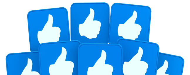 Collection of Facebook likes thumbs up